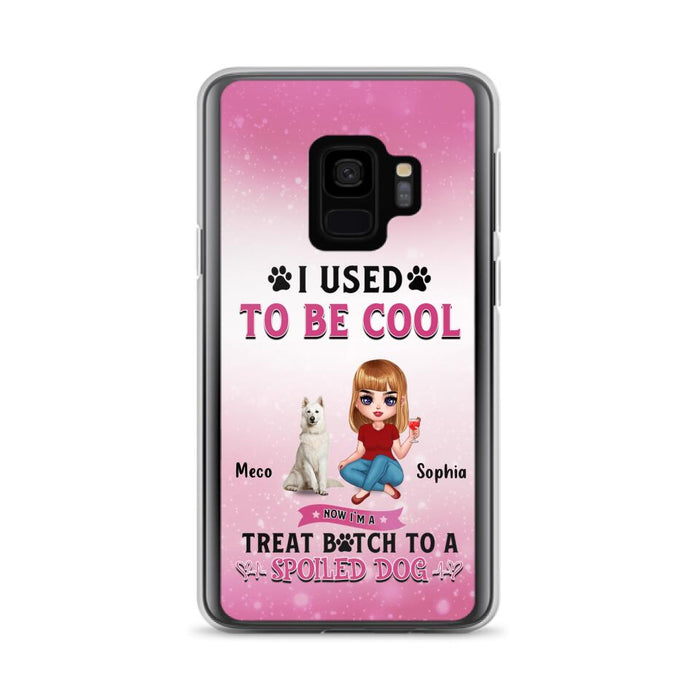 Custom Personalized Dog Mom Phone Case - Gift Idea For Dog Lover - I Used To Be Cool - Up to 5 Dogs - Case For iPhone And Samsung