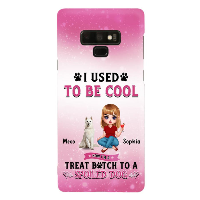 Custom Personalized Dog Mom Phone Case - Gift Idea For Dog Lover - I Used To Be Cool - Up to 5 Dogs - Case For iPhone And Samsung