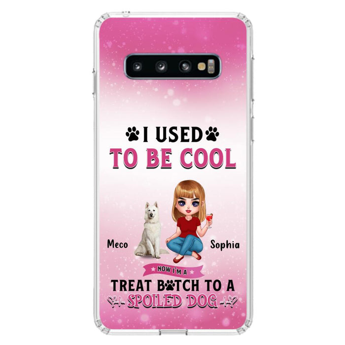 Custom Personalized Dog Mom Phone Case - Gift Idea For Dog Lover - I Used To Be Cool - Up to 5 Dogs - Case For iPhone And Samsung