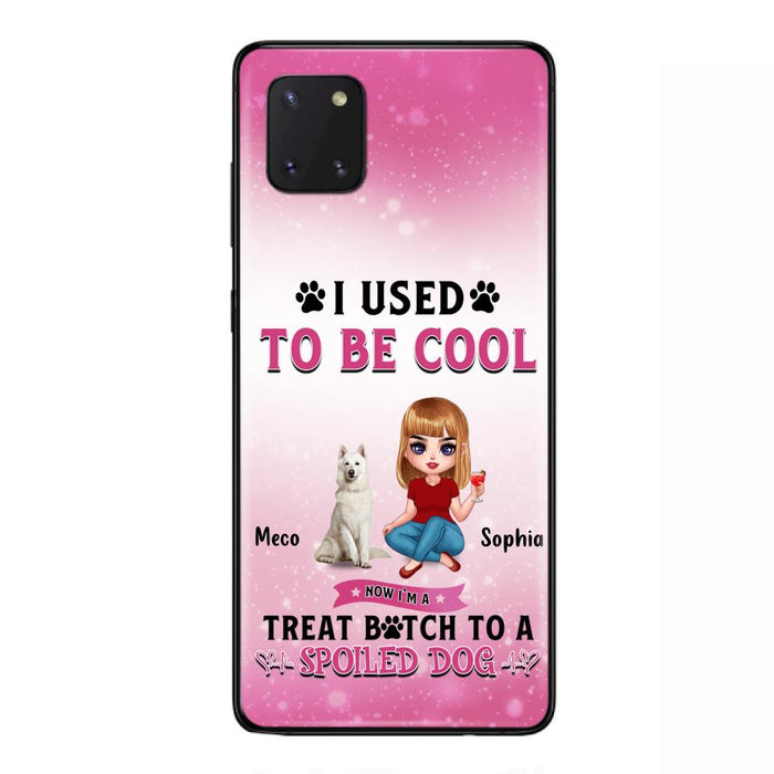 Custom Personalized Dog Mom Phone Case - Gift Idea For Dog Lover - I Used To Be Cool - Up to 5 Dogs - Case For iPhone And Samsung