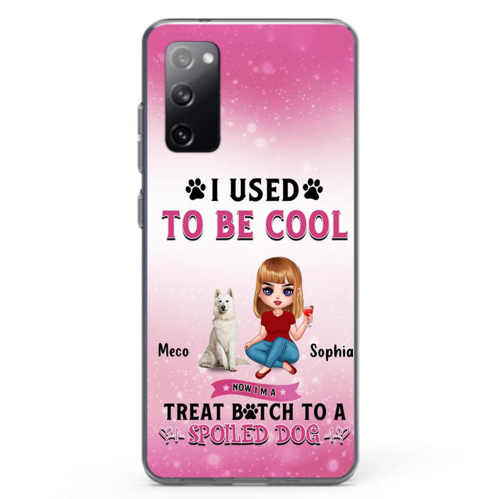 Custom Personalized Dog Mom Phone Case - Gift Idea For Dog Lover - I Used To Be Cool - Up to 5 Dogs - Case For iPhone And Samsung