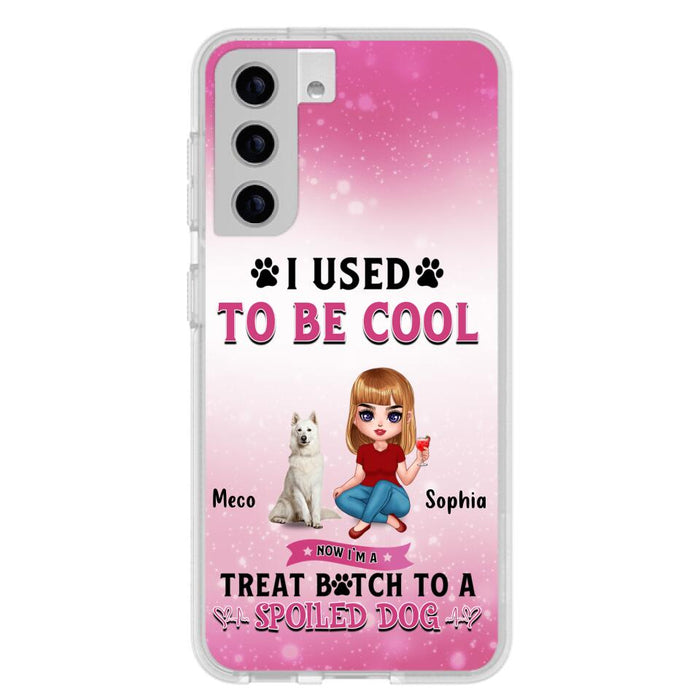 Custom Personalized Dog Mom Phone Case - Gift Idea For Dog Lover - I Used To Be Cool - Up to 5 Dogs - Case For iPhone And Samsung