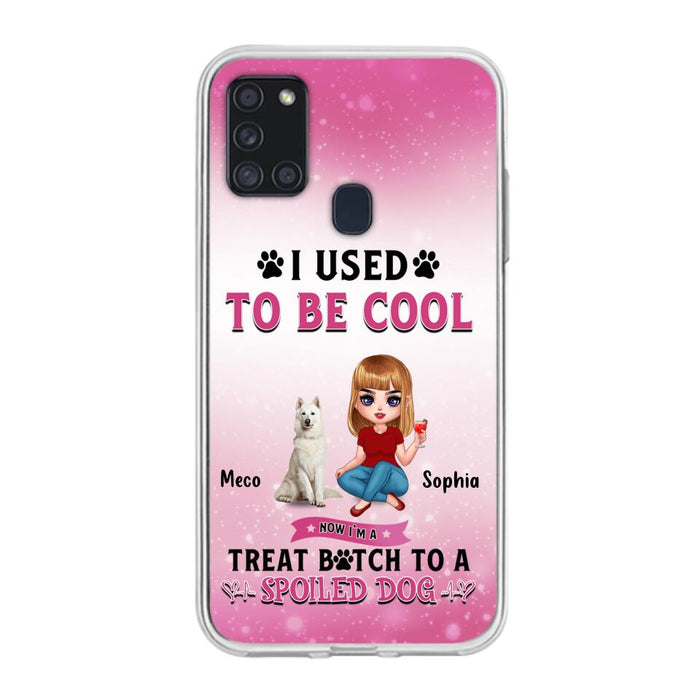 Custom Personalized Dog Mom Phone Case - Gift Idea For Dog Lover - I Used To Be Cool - Up to 5 Dogs - Case For iPhone And Samsung