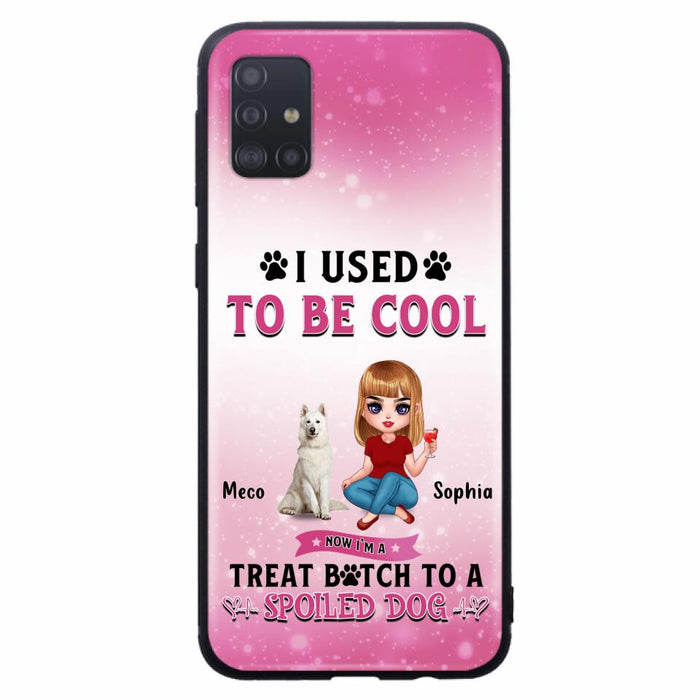 Custom Personalized Dog Mom Phone Case - Gift Idea For Dog Lover - I Used To Be Cool - Up to 5 Dogs - Case For iPhone And Samsung