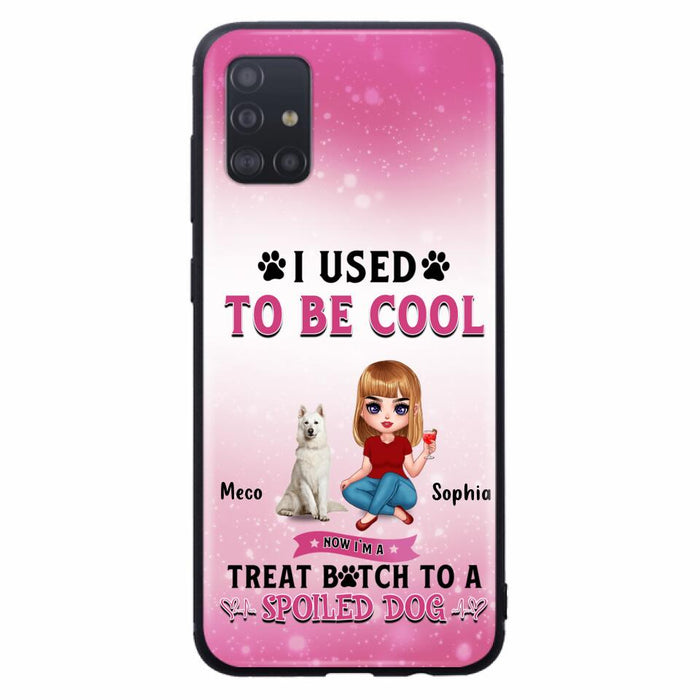 Custom Personalized Dog Mom Phone Case - Gift Idea For Dog Lover - I Used To Be Cool - Up to 5 Dogs - Case For iPhone And Samsung