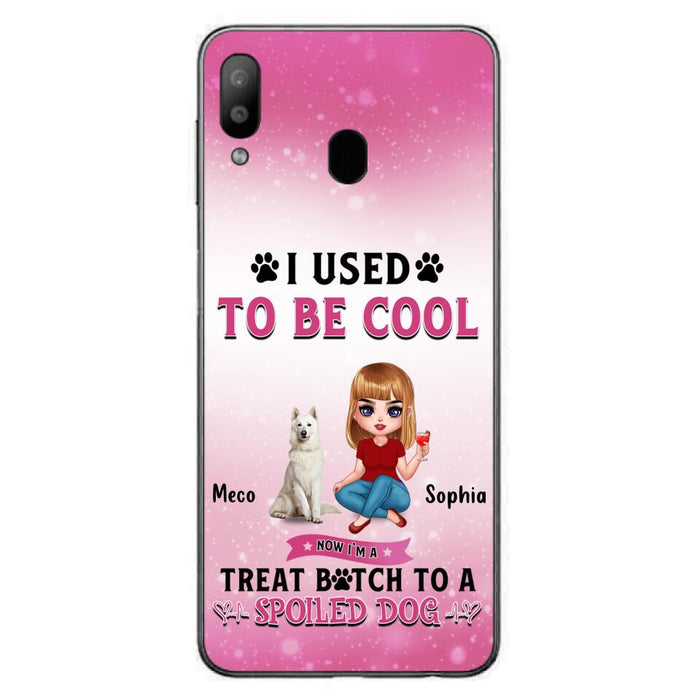 Custom Personalized Dog Mom Phone Case - Gift Idea For Dog Lover - I Used To Be Cool - Up to 5 Dogs - Case For iPhone And Samsung