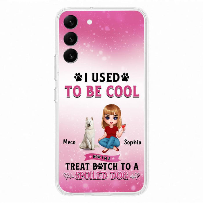 Custom Personalized Dog Mom Phone Case - Gift Idea For Dog Lover - I Used To Be Cool - Up to 5 Dogs - Case For iPhone And Samsung