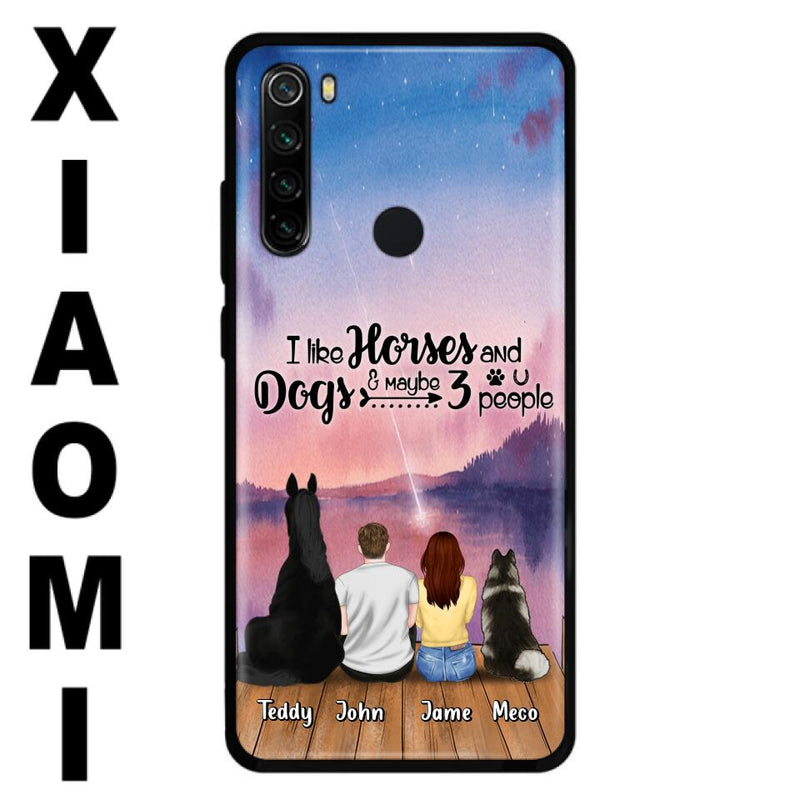 Personalized Horse Dog Parents Phone Case - Forever In My Heart - Case For Xiaomi, Oppo And Huawei