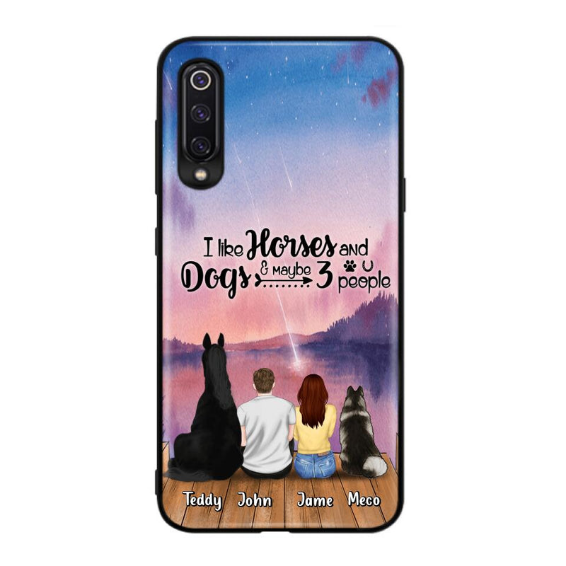 Personalized Horse Dog Parents Phone Case - Forever In My Heart - Case For Xiaomi, Oppo And Huawei