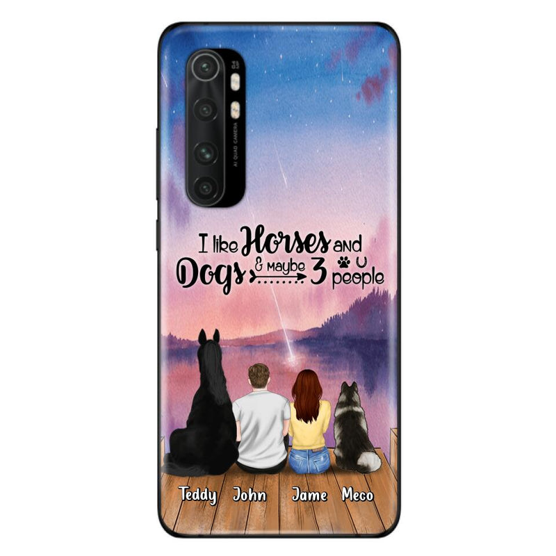 Personalized Horse Dog Parents Phone Case - Forever In My Heart - Case For Xiaomi, Oppo And Huawei