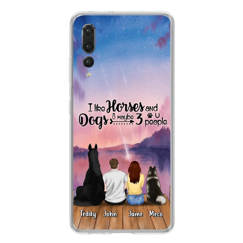 Personalized Horse Dog Parents Phone Case - Forever In My Heart - Case For Xiaomi, Oppo And Huawei