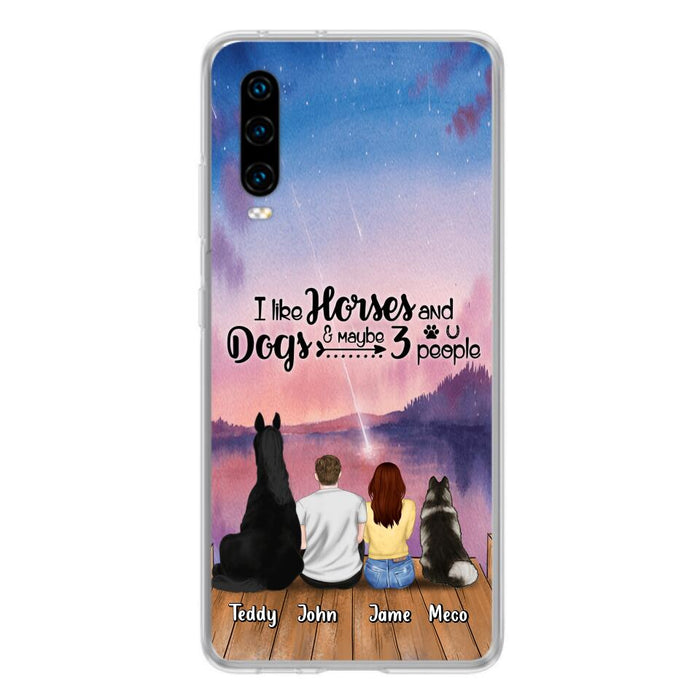 Custom Personalized Horse Dog Parents Phone Case - Forever In My Heart - Case For Xiaomi, Oppo And Huawei