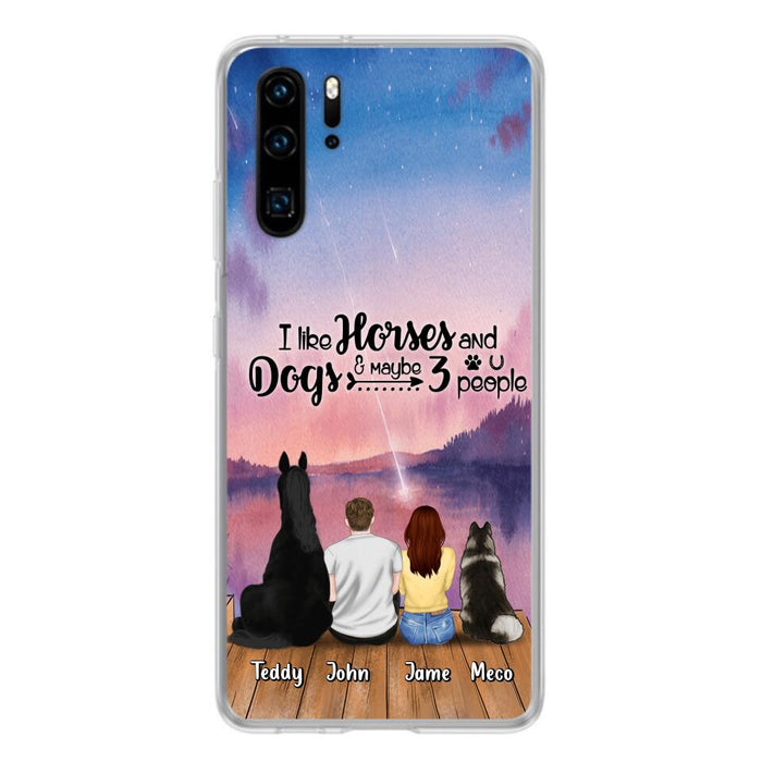 Custom Personalized Horse Dog Parents Phone Case - Forever In My Heart - Case For Xiaomi, Oppo And Huawei