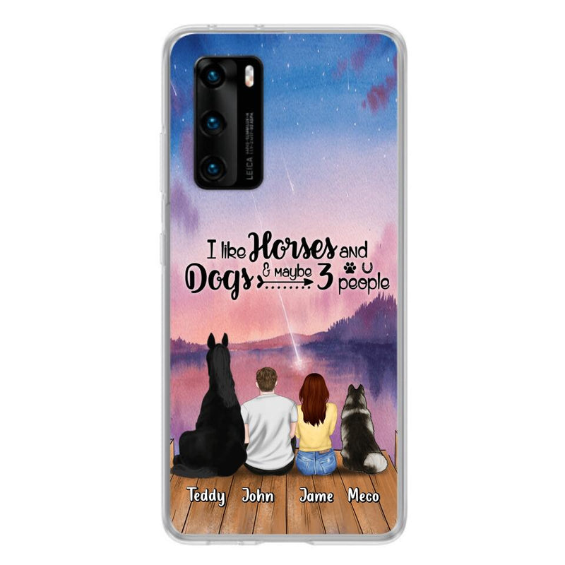 Personalized Horse Dog Parents Phone Case - Forever In My Heart - Case For Xiaomi, Oppo And Huawei