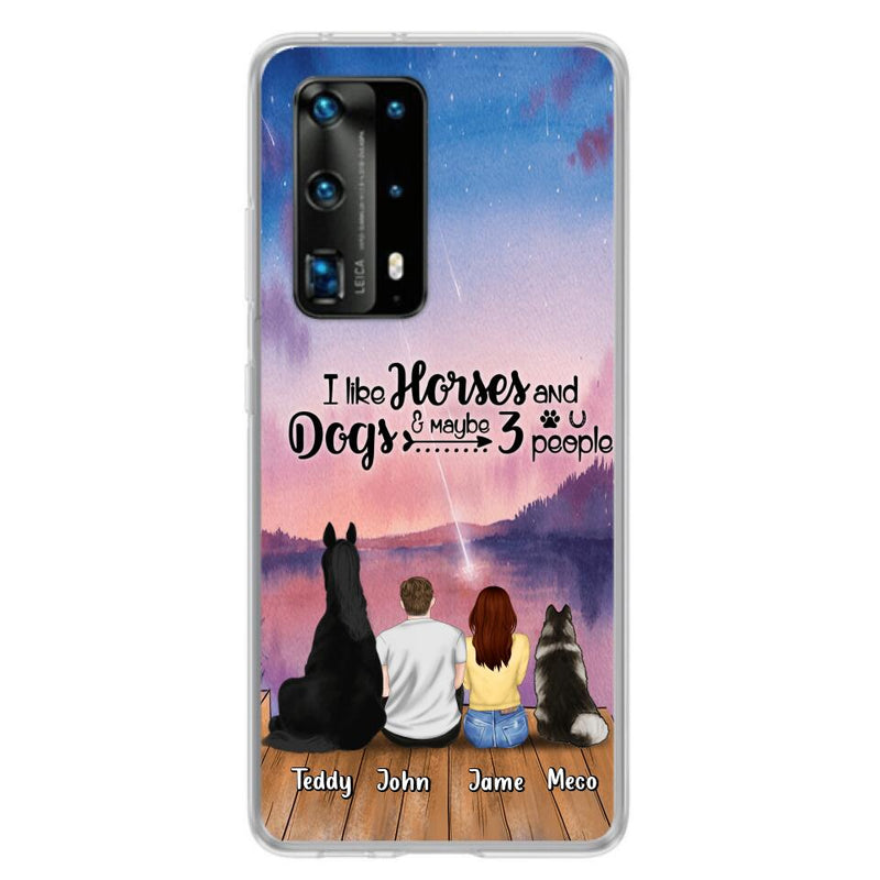 Personalized Horse Dog Parents Phone Case - Forever In My Heart - Case For Xiaomi, Oppo And Huawei