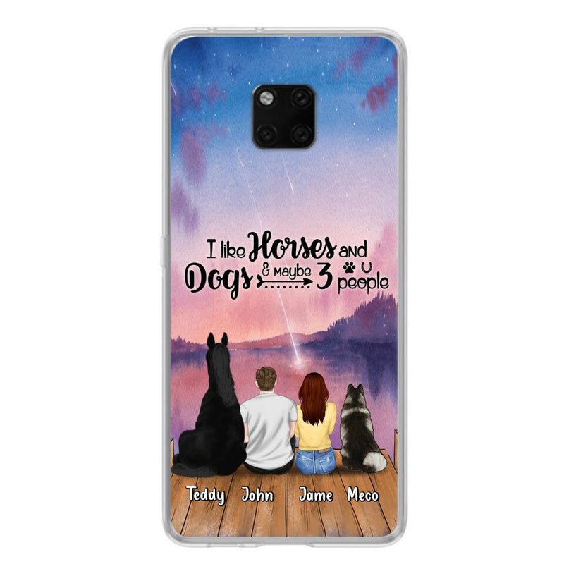 Personalized Horse Dog Parents Phone Case - Forever In My Heart - Case For Xiaomi, Oppo And Huawei