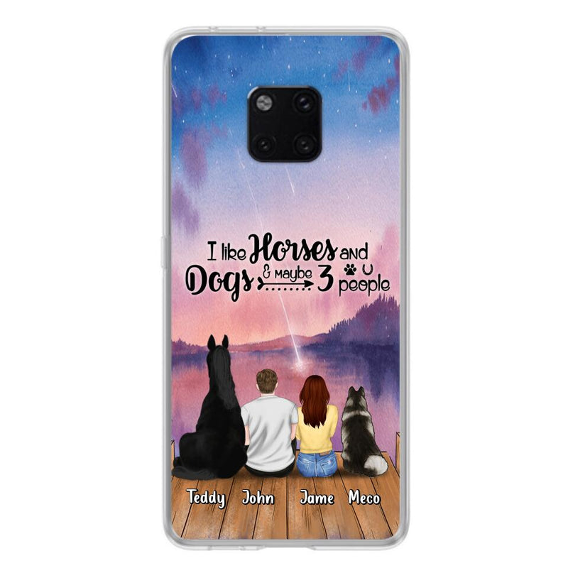 Personalized Horse Dog Parents Phone Case - Forever In My Heart - Case For Xiaomi, Oppo And Huawei