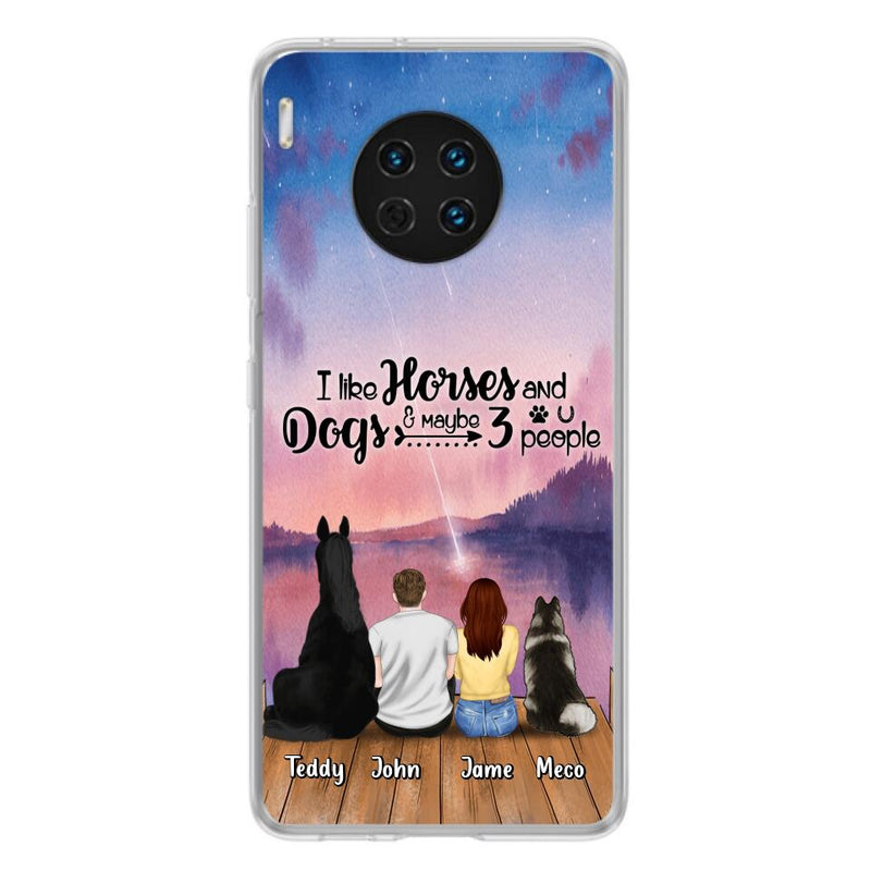 Personalized Horse Dog Parents Phone Case - Forever In My Heart - Case For Xiaomi, Oppo And Huawei