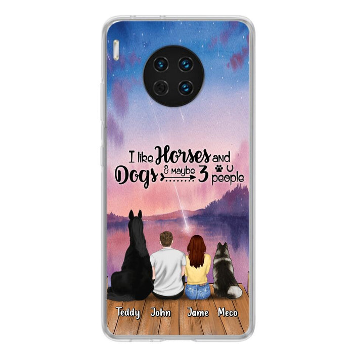 Custom Personalized Horse Dog Parents Phone Case - Forever In My Heart - Case For Xiaomi, Oppo And Huawei