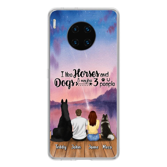 Custom Personalized Horse Dog Parents Phone Case - Forever In My Heart - Case For Xiaomi, Oppo And Huawei