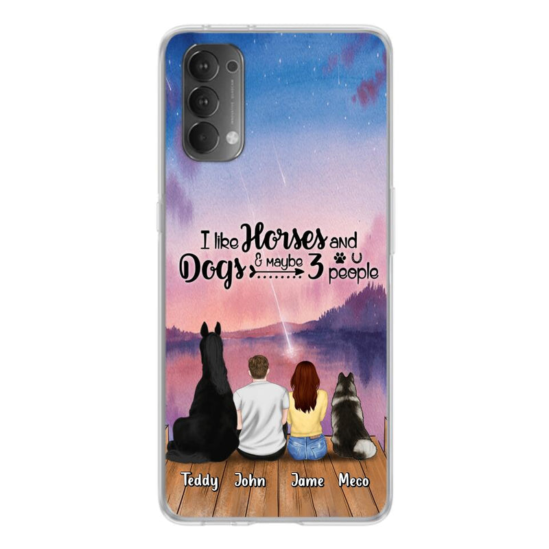 Personalized Horse Dog Parents Phone Case - Forever In My Heart - Case For Xiaomi, Oppo And Huawei