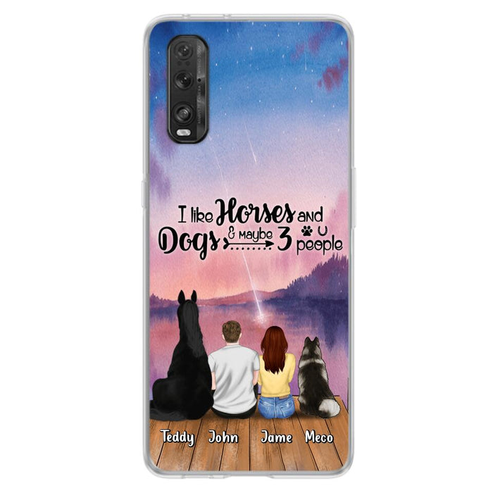 Custom Personalized Horse Dog Parents Phone Case - Forever In My Heart - Case For Xiaomi, Oppo And Huawei