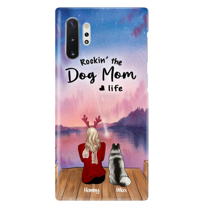 Custom Personalized Family Christmas Phone Case - Life Is Better With Dogs