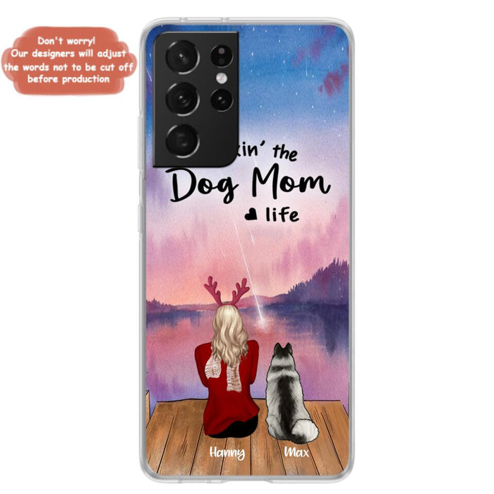 Custom Personalized Family Christmas Phone Case - Life Is Better With Dogs