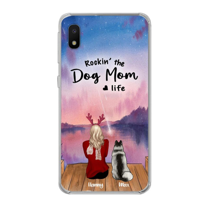 Custom Personalized Family Christmas Phone Case - Life Is Better With Dogs