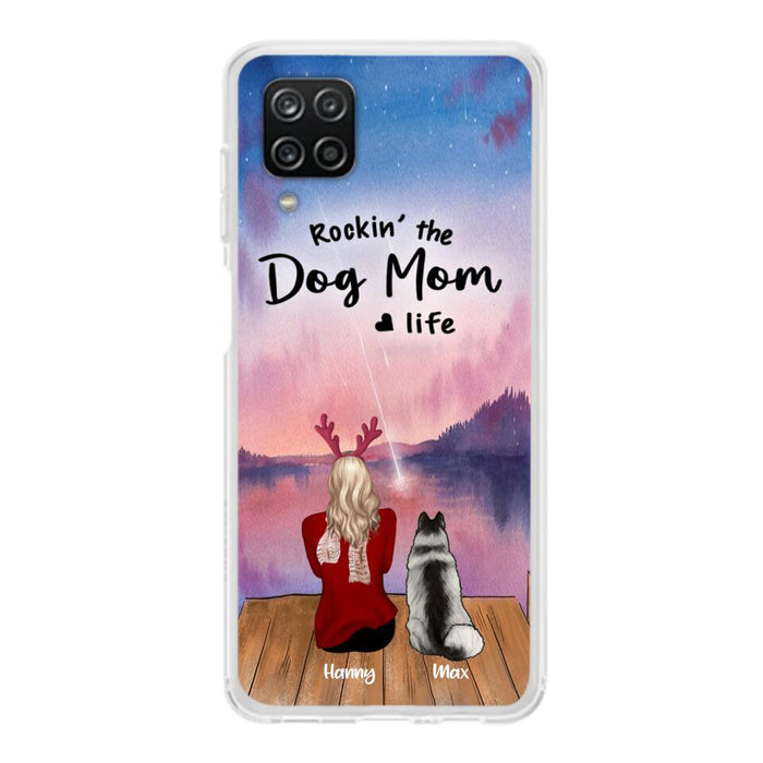 Custom Personalized Family Christmas Phone Case - Life Is Better With Dogs