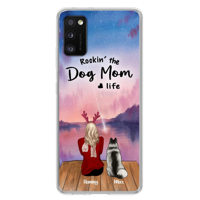 Custom Personalized Family Christmas Phone Case - Life Is Better With Dogs