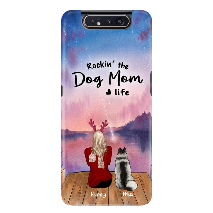 Custom Personalized Family Christmas Phone Case - Life Is Better With Dogs