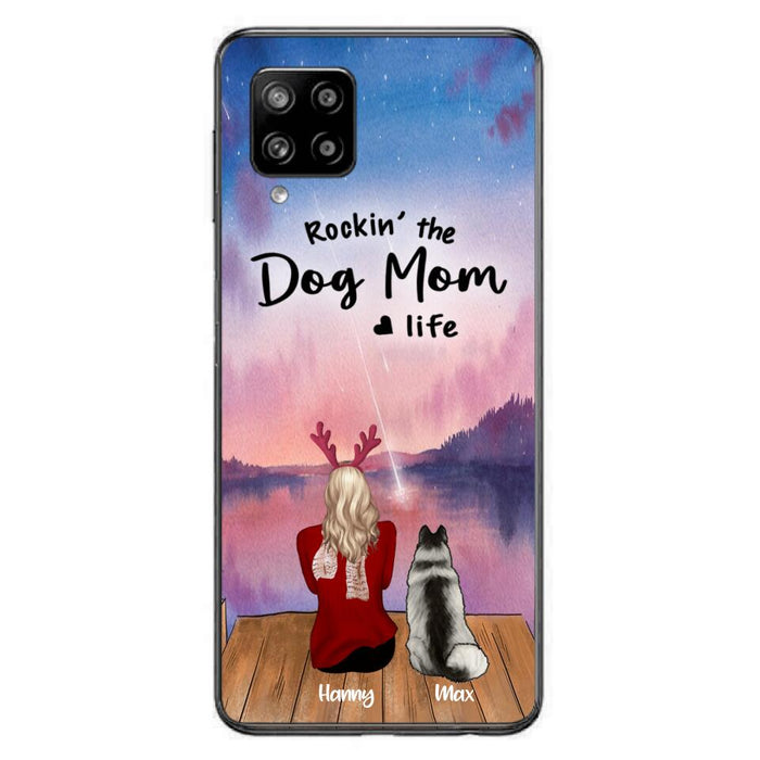 Custom Personalized Family Christmas Phone Case - Life Is Better With Dogs