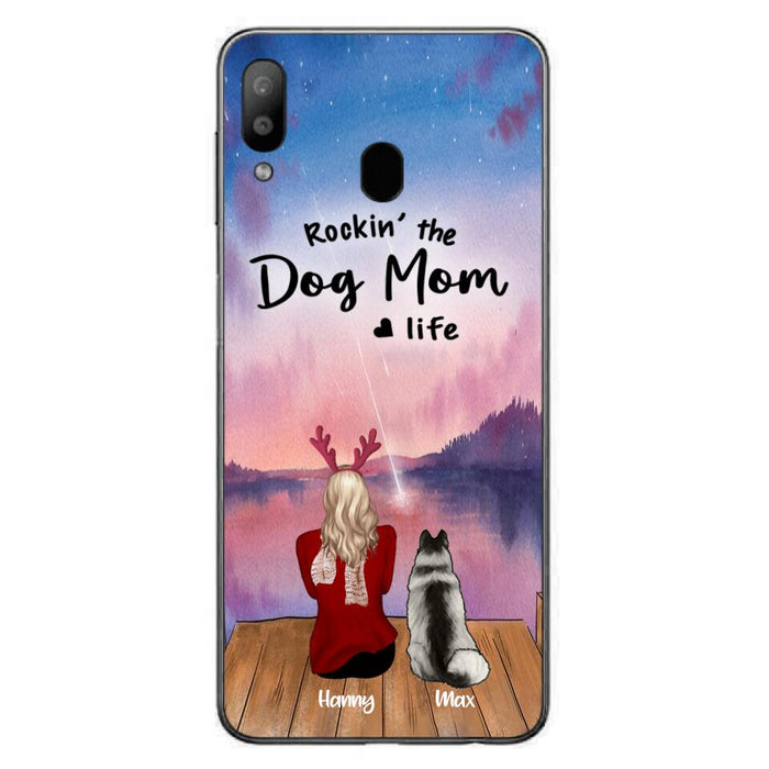 Custom Personalized Family Christmas Phone Case - Life Is Better With Dogs