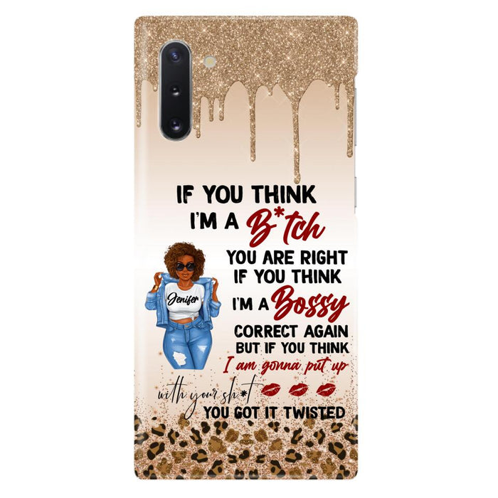 Custom Personalized Someone Called Me A Bitch Phone Case - Case For iPhone and Samsung Models