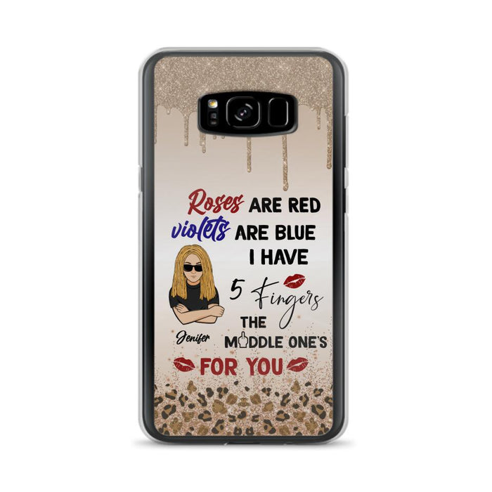 Custom Personalized iPhone and Samsung Case - Gift For Birthday/ Friends - Rose Are Red, Violets Are Blue