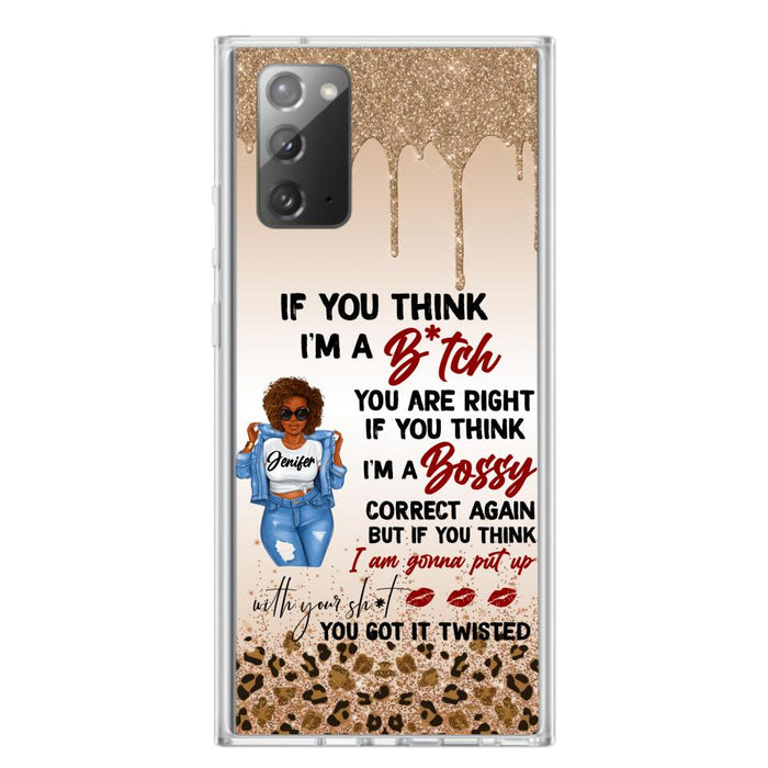 Custom Personalized Someone Called Me A Bitch Phone Case - Case For iPhone and Samsung Models