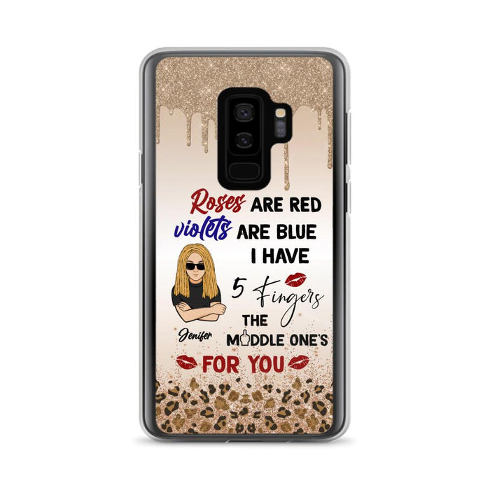 Custom Personalized iPhone and Samsung Case - Gift For Birthday/ Friends - Rose Are Red, Violets Are Blue