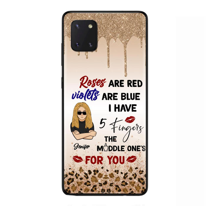 Custom Personalized iPhone and Samsung Case - Gift For Birthday/ Friends - Rose Are Red, Violets Are Blue