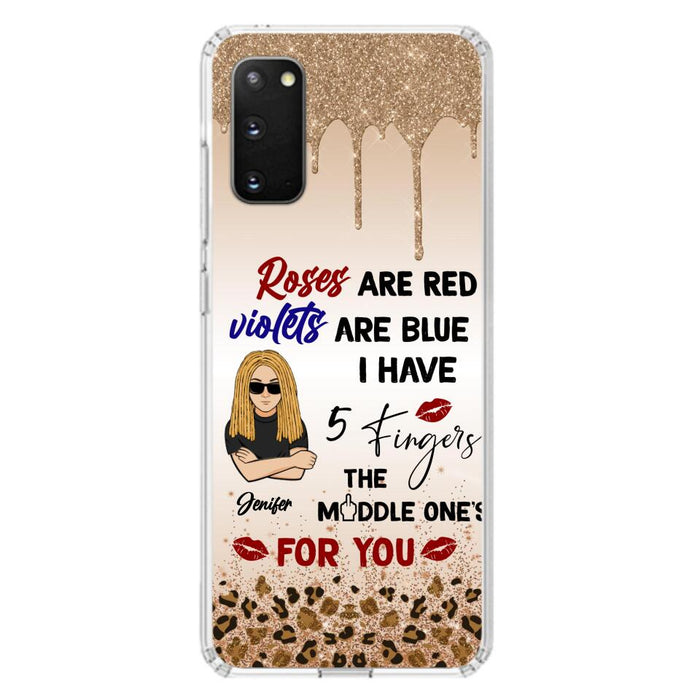 Custom Personalized iPhone and Samsung Case - Gift For Birthday/ Friends - Rose Are Red, Violets Are Blue