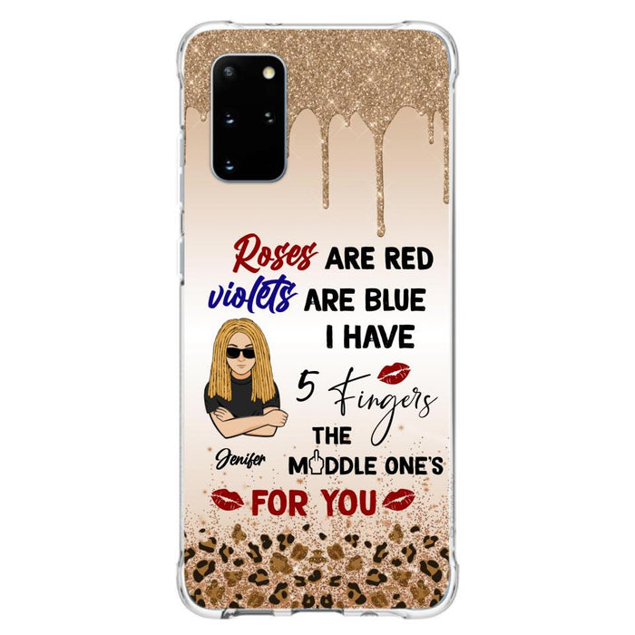 Custom Personalized iPhone and Samsung Case - Gift For Birthday/ Friends - Rose Are Red, Violets Are Blue