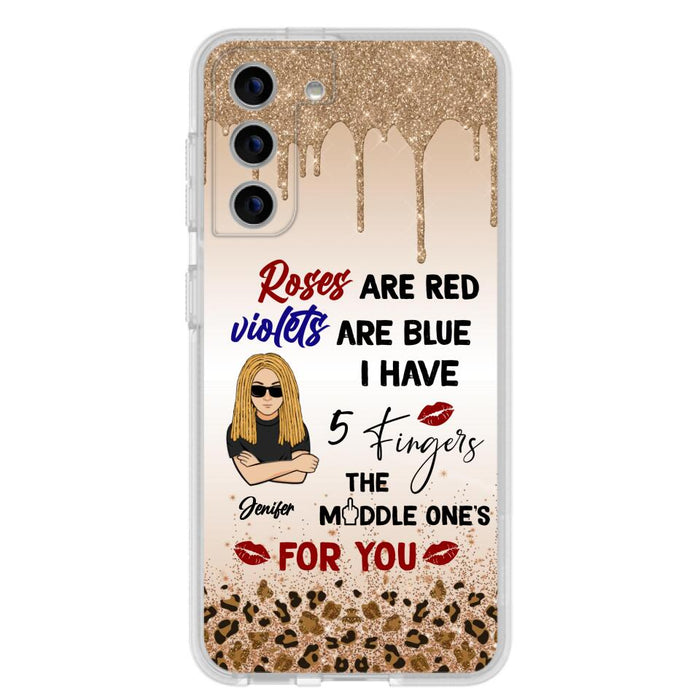 Custom Personalized iPhone and Samsung Case - Gift For Birthday/ Friends - Rose Are Red, Violets Are Blue