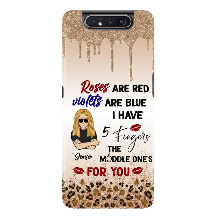 Custom Personalized iPhone and Samsung Case - Gift For Birthday/ Friends - Rose Are Red, Violets Are Blue