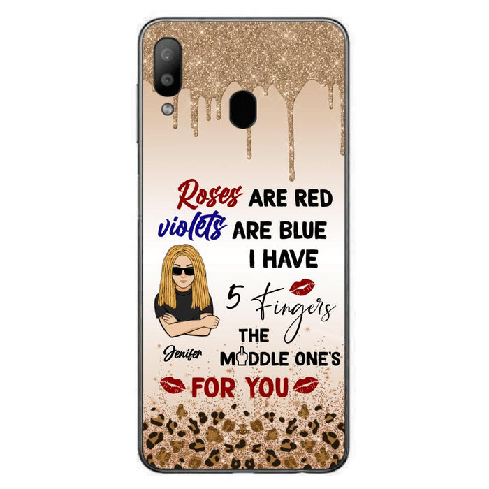 Custom Personalized iPhone and Samsung Case - Gift For Birthday/ Friends - Rose Are Red, Violets Are Blue