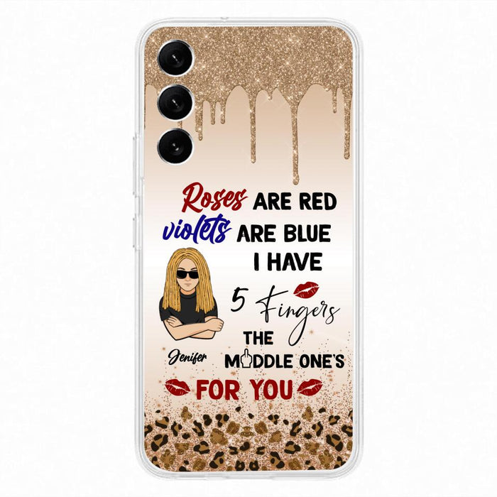 Custom Personalized iPhone and Samsung Case - Gift For Birthday/ Friends - Rose Are Red, Violets Are Blue