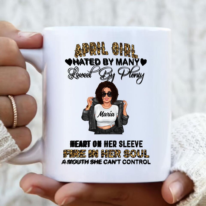 Custom Personalized Girl Month Coffee Mug - Gift Idea For Girl/ Friend - March Queen I Am Who I Am Your Approval Isn't Needed