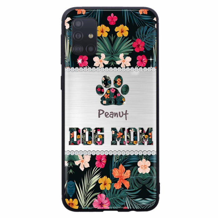 Personalized Custom Phone Case Dog Mom Met Pattern - Gifts Idea For Dog Lover - Dog Mom - Case For Iphone & Samsung