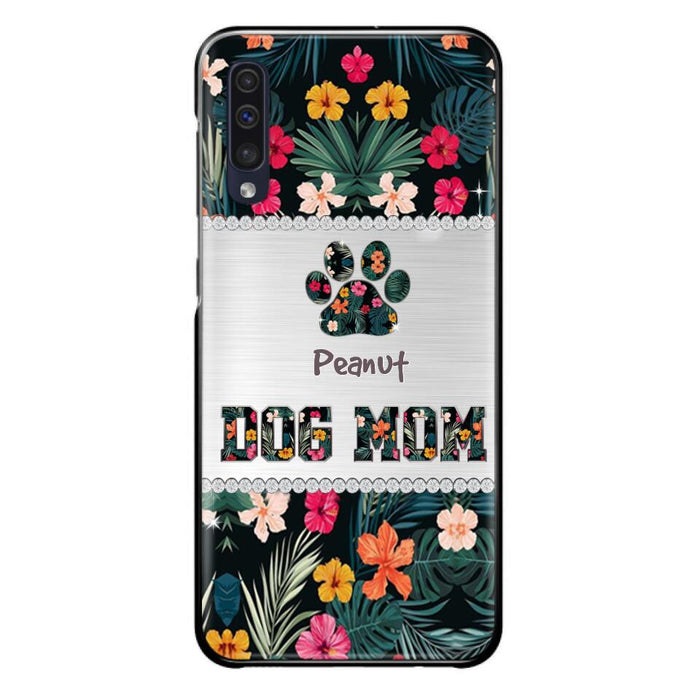 Personalized Custom Phone Case Dog Mom Met Pattern - Gifts Idea For Dog Lover - Dog Mom - Case For Iphone & Samsung