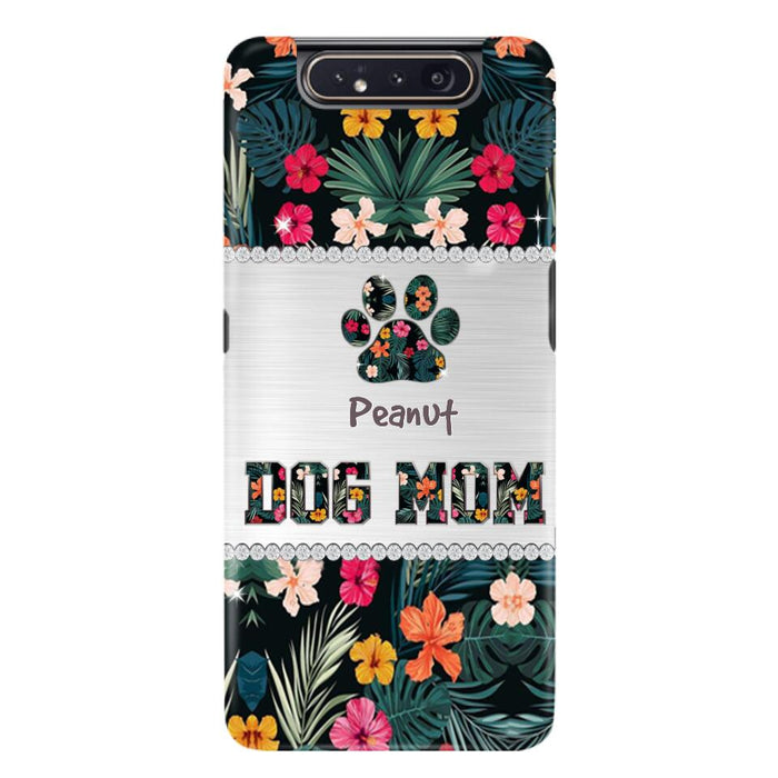 Personalized Custom Phone Case Dog Mom Met Pattern - Gifts Idea For Dog Lover - Dog Mom - Case For Iphone & Samsung