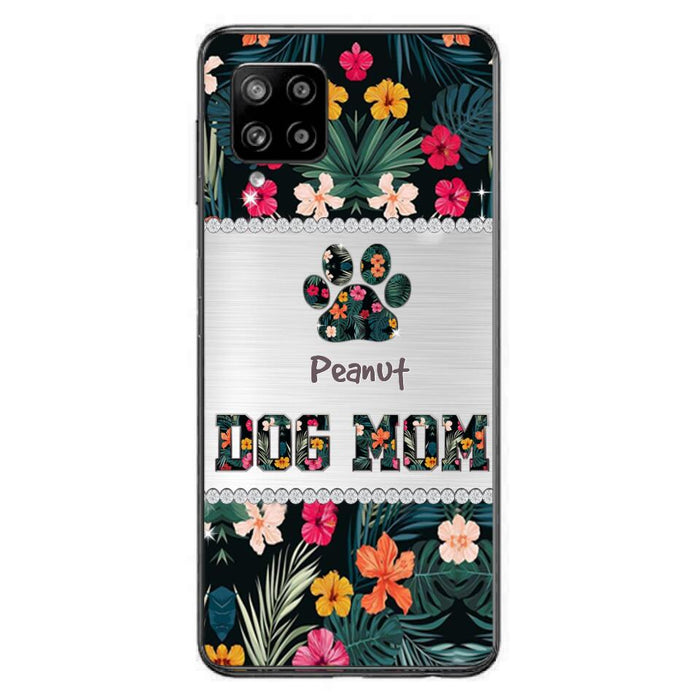 Personalized Custom Phone Case Dog Mom Met Pattern - Gifts Idea For Dog Lover - Dog Mom - Case For Iphone & Samsung